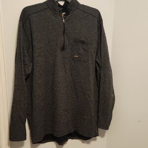 Ariat Charcoal Long Sleeve Quarter-Zip Shirt